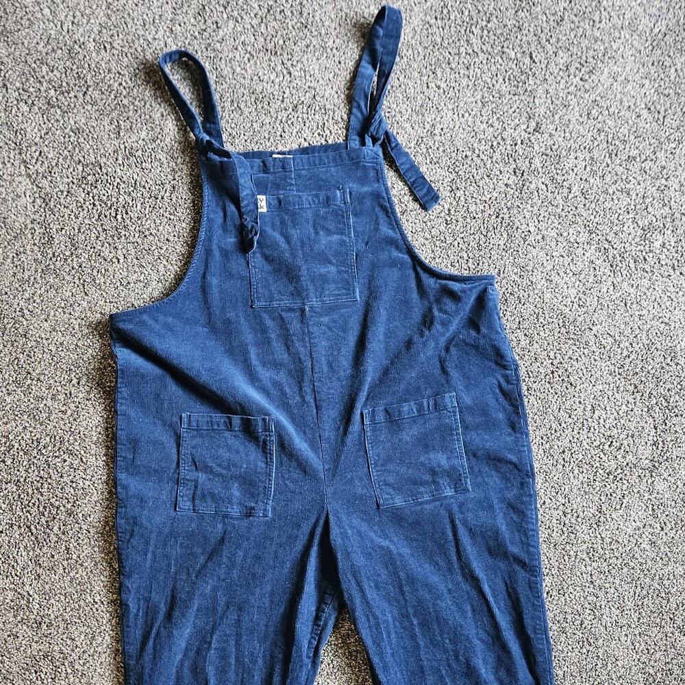 Lucy & Yak Original Dungaree: ORGANIC CORDUROY  Overalls - Blue